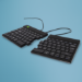 R-Go Tools Ergonomische Tastatur R-Go Split Break v2 mit Pausensoftware, geteilte Tastatur, QWERTY (UK), Kabelgebunden, Schwarz