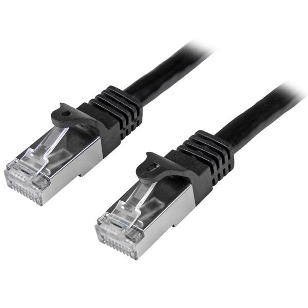 StarTech.com N6SPAT5MBK cable de red Negro 5 m Cat6 SF/UTP (S-FTP)