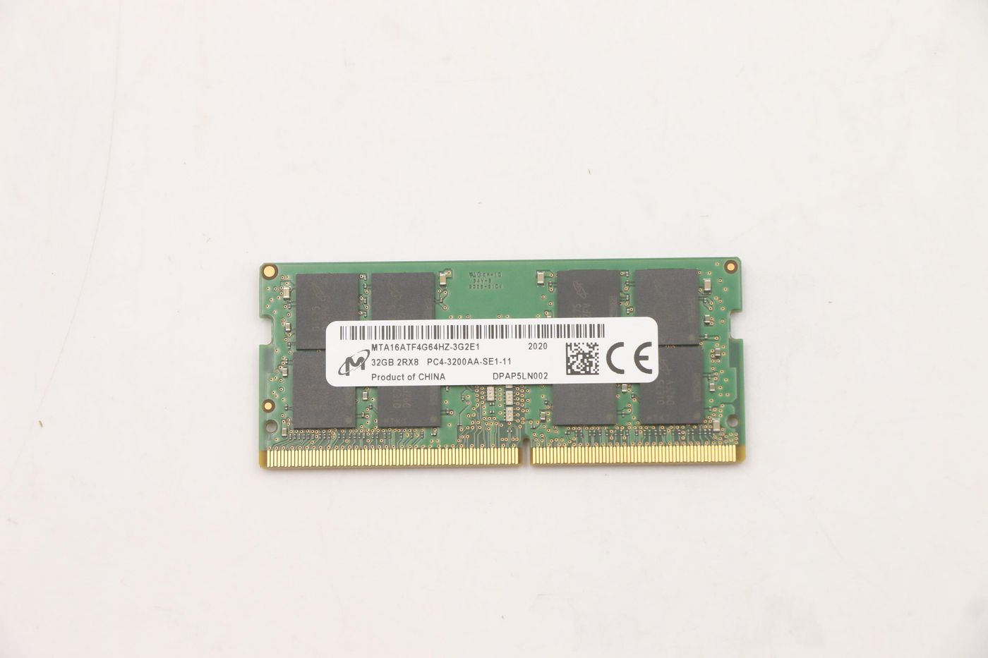 Image of Lenovo SODIMM,32GB, DDR4, 3200 ,Micron - Approx 1-3 working day lead.