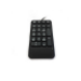 Accuratus Numeric 17 Key USB connected Keypad (Black) -