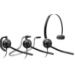 POLY HW540D Headset Wired Ear-hook, Head-band, Neck-band Office/Call center Black