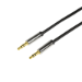 LogiLink CAB1102 audio cable 1 m 3.5mm Black, Silver