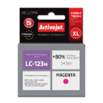 Activejet AB-123MR ink (replacement for Brother LC123M/LC121M; Premium; 14.5 ml; magenta)