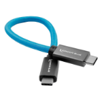Kondor Blue KB-USBC USB cable USB 3.2 Gen 2x2 0.215 m Black, Blue