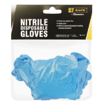 BEESWIFT B-Safe Nitrile Disposable Glove Pack Of 5 Pairs Blue XL (Pair)
