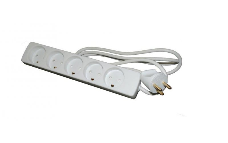 Mercodan 982102 power extension 1.5 m 5 AC outlet(s) Indoor White