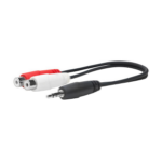 Vivolink PROMJMRCAF0.2 audio cable 0.2 m 2 x RCA 3.5mm Black