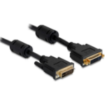 DeLOCK 1m DVI-I DVI cable Black