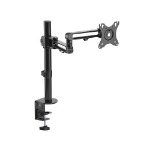 Brateck Articulating Aluminum Single Monitor Arm Fit Most 17'-32' Montior Up to 8kg per screen VESA 75x75/100x100