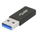 Axiom USBA3MUSBCF-AX cable gender changer USB-A 3.0 USB-C 3.1 Black