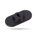BRobotix 406283 accesorio para traba de cable Placa Negro 1 pieza(s)