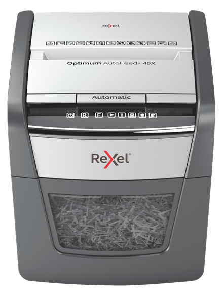 Image of Rexel Optimum AutoFeed 45X paper shredder Cross shredding 55 dB 22...