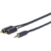 Vivolink PROMJRCA0.5 audio cable 0.5 m 3.5mm 2 x RCA Black