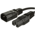 Microconnect PE011405 power cable Black 0.5 m C14 coupler C15 coupler