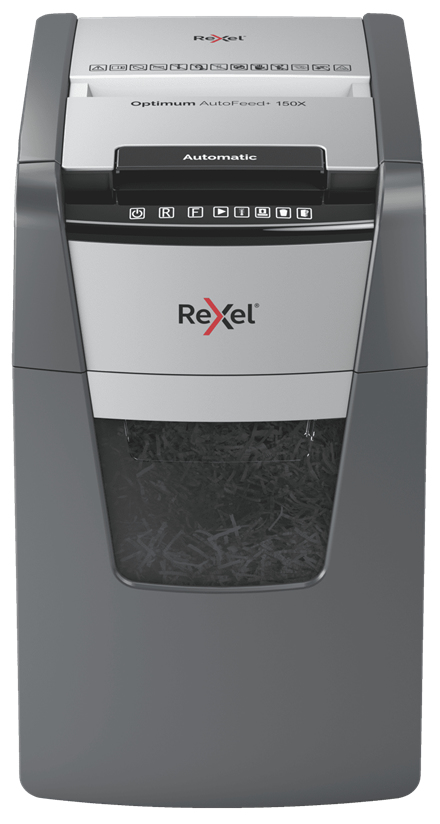 Image of Rexel Optimum AutoFeed+ 150X A paper shredder Cross shredding 55...