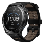 Amazfit Balance 3 3,81 cm (1.5") AMOLED 51 mm Digitaal 480 x 480 Pixels Touchscreen Titanium, Zwart Wifi GPS
