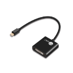 Siig CB-DP1X12-S1 video cable adapter Mini DisplayPort DVI-D Black