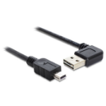 DeLOCK 2m USB 2.0 A - miniUSB m/m USB-kabel USB A Mini-USB A Zwart
