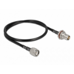 DeLOCK 90012 coaxial cable RG-58 C/U 0.6 m TNC Black