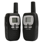 Olympia PMR 1208 two-way radio 8 channels 446 MHz Black