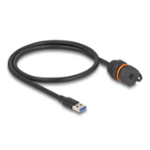 DeLOCK 88149 USB-kabel USB 3.2 Gen 1 (3.1 Gen 1) 0,6 m USB A Zwart