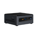 Intel NUC BOXNUC7CJYSAL PC/workstation Intel Celeron J J4005 4 GB DDR4-SDRAM 32 GB eMMC Windows 10 Mini PC Black