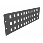DeLOCK 19″ Keystone Patch Panel 48 port 3U black