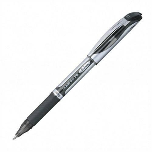 Pentel EnerGel Xm Capped gel pen Black Fine 12 pc(s)