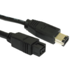 Cables Direct CDLIEE-1202-3M FireWire cable 9-p Black