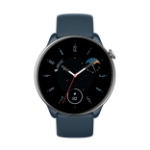 Amazfit GTR Mini 3,25 cm (1.28") AMOLED 42 mm Numérique 416 x 416 pixels Écran tactile Bleu, Argent GPS (satellite)