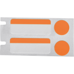 Brady B33-304-494-OR printer label Orange, White Self-adhesive printer label