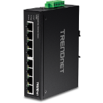 Trendnet TI-E80 network switch Unmanaged Fast Ethernet (10/100) Black