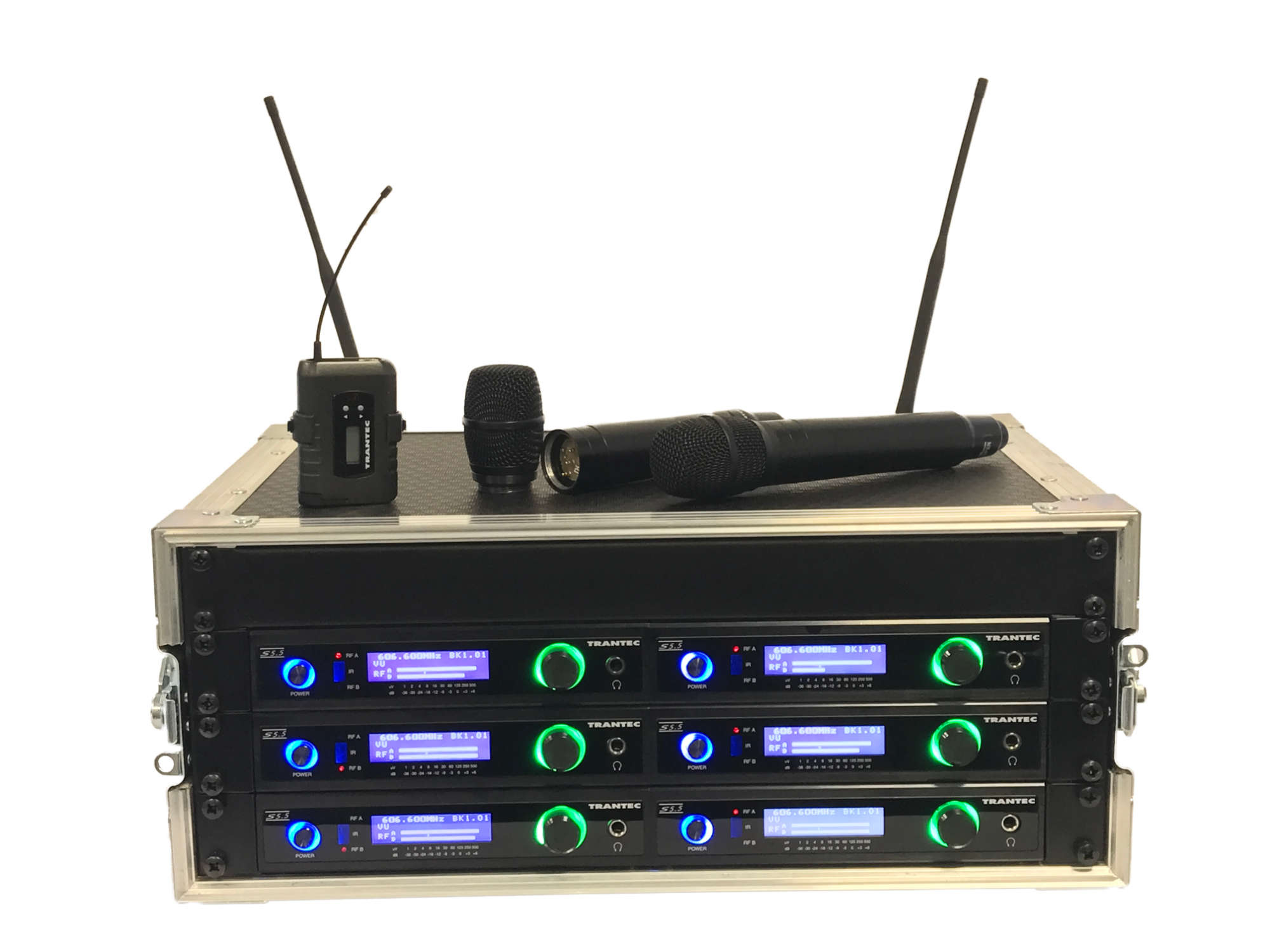 Trantec S5.5L-G1U-RACK-6W wireless microphone transmitter Rack ...