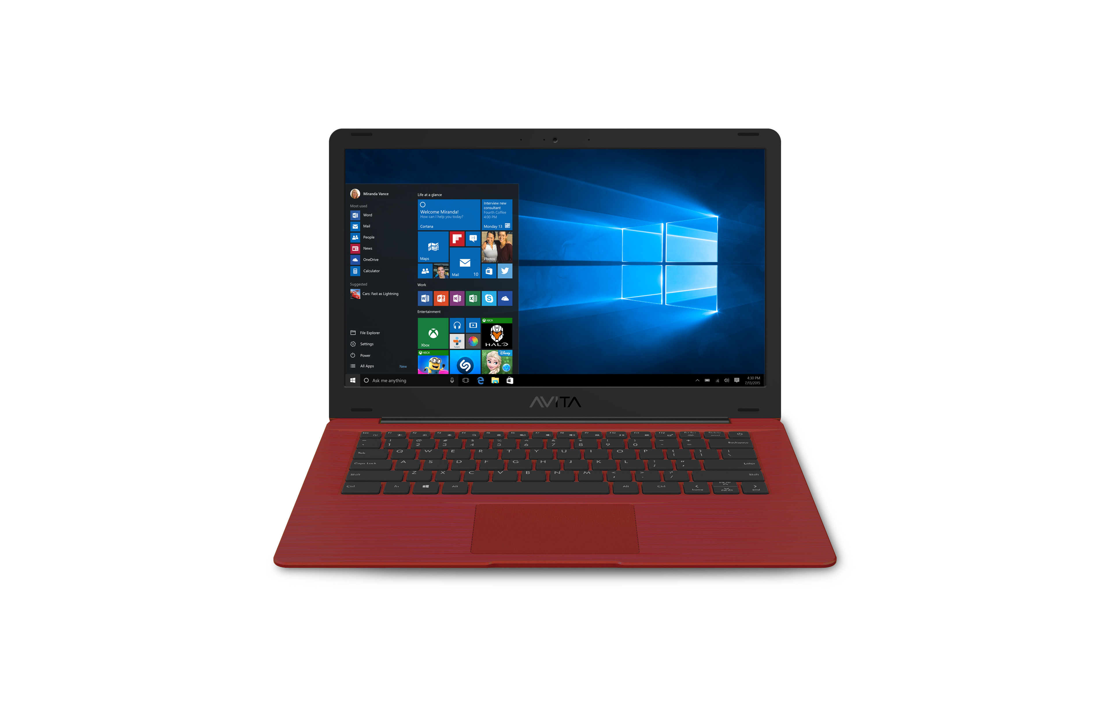 Avita PURA Ryzen 5 Notebook Dark Red