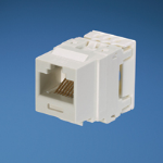 Panduit Category 6, 8 position, 8 wire keystone jack module White