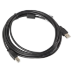Lanberg CA-USBA-11CC-0030-BK USB cable USB 2.0 3 m USB B 0.48 Gbit/s Black