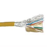 ACT CAT6 S/FTP PVC soepel patch geel 305 m