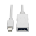 Tripp Lite P139-006-DP-V2B DisplayPort cable 70.9" (1.8 m) Mini DisplayPort White