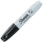 SHARPIE PERMANENT MARKER CHISEL POINT BLACK