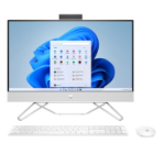 HP 24-cb1008na Intel® Core™ i3 i3-1215U 60.5 cm (23.8") 1920 x 1080 pixels All-in-One PC 4 GB DDR4-SDRAM 256 GB SSD Windows 11 Home Wi-Fi 5 (802.11ac) White