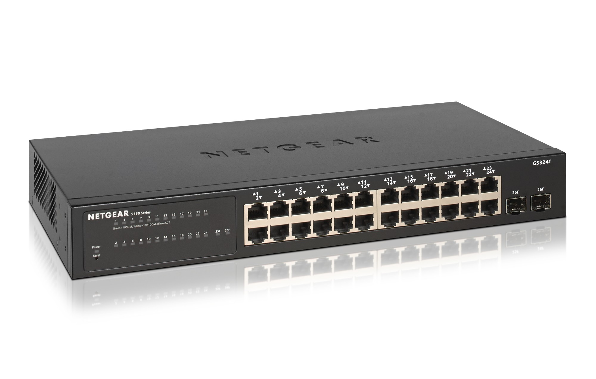 NETGEAR GS324T Managed L2/L3/L4 Gigabit Ethernet (10/100/1000) Black