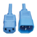 Tripp Lite P004-003-ABL power cable Blue 35.4" (0.9 m) C13 coupler C14 coupler