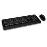 Microsoft Wireless Desktop 3050 keyboard RF Wireless AZERTY French Black