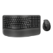 Logitech Wave Keys and Lift Combo keyboard Mouse included Universal Bluetooth QWERTZ German Graphite