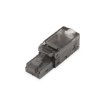 Digitus CAT 6A connector for field assembly, unshielded, AWG 27/7 to 22/1, solid and stranded wire