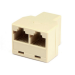 Monoprice 7294 cable gender changer Rj-45 2x Rj-45 Cream