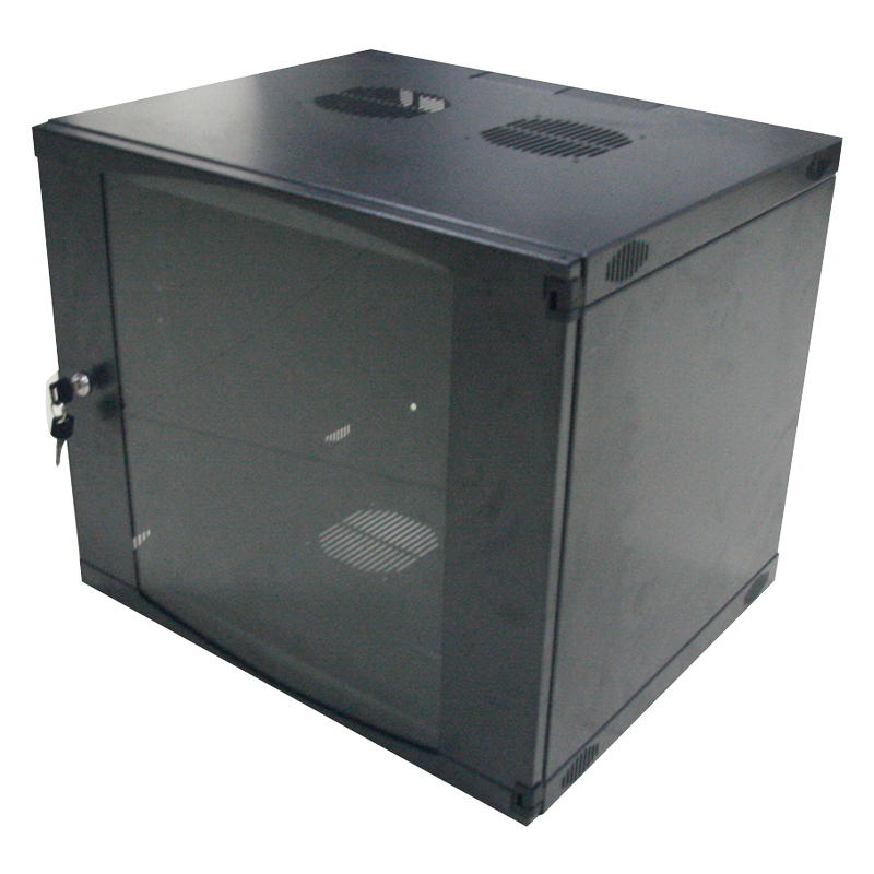 Image of LogiLink W09F64B rack cabinet Wall mounted rack Black, Grey