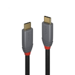 Lindy 3m USB 3.2  Type C to C Cable, 10Gbps, 100W PD, Anthra Line