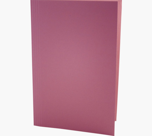 Exacompta Guildhall 100PK Square Cut Folder Foolscap 315gsm Pink