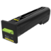 Lexmark 72K2XYE Toner-kit yellow extra High-Capacity Project, 22K pages for Lexmark CS 820